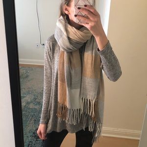 Plaid Blanket Scarf